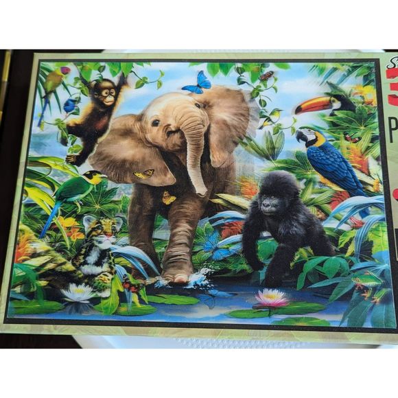 Hasbro Super 3D "Junior Jungle" Puzzle - 500 pcs. - Picture 5 of 12